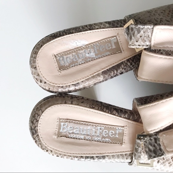 Beautifeel • Snakeskin Slingback Pumps - Picture 4 of 8